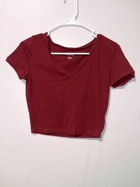Woman’s Red Crop Top